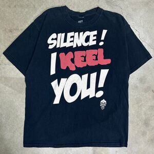 2010 Jeff Dunham Tee Black Mens Large Front Spell Out Short Sleeve Shirt